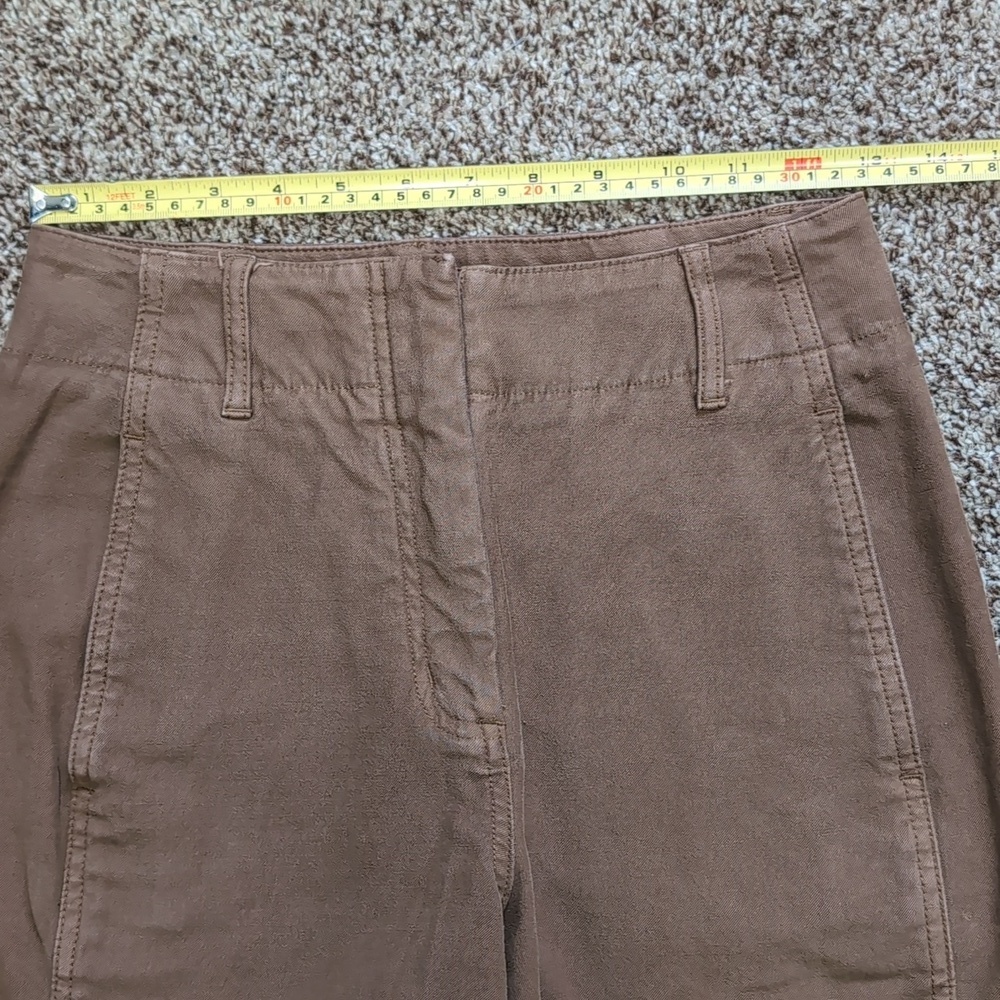 Wilfred Free Ascendant Pant Straight Leg Utility Brown Size 2 - Picture 5 of 10